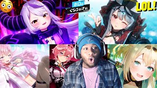 Reacting to ALL holoX Debut Hologra Episodes! 【アニメ】(Vtuber Reaction)