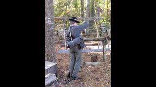Civil War Rifle Load and Fire
