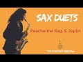 Peacherine Rag, S. Joplin arr. for 2 saxophones --- E. Briceño Mezquita