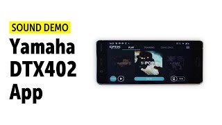 Yamaha DTX402 Touch App - Features Demo