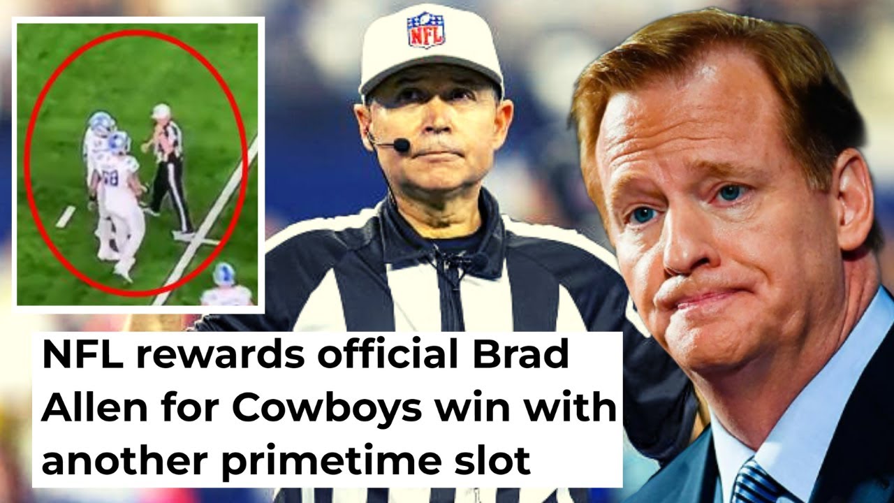 NFL REWARDS Brad Allen Officiating Crew After BLOWN CALL In Lions Game ...