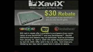 XaviX Port Game Console Plus $30 Rebate Commercial (2005)