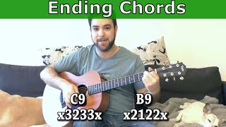 16 Awesome Ending Chords & Riffs For Pro Blues - Guitar Lesson Tutorial w/ TAB