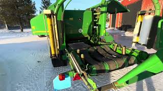 Huutokaupat.com myy! Pyöröpaalain John Deere 744, 2009 1-omistaja., Ylitornio