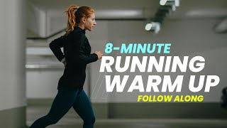 8 Min. Running Warm Up & Mobility | Follow Along |  Prevent Knee & Ankle Pain | Pre-Running Routine