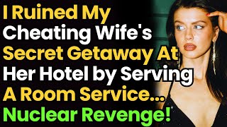 I Ruined My Cheating Wife's Secret Getaway At Her Hotel by Serving A Room Service. Nuclear Revenge!