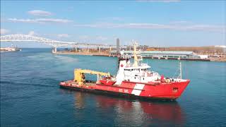 CCGC SAMUEL RISLEY - Downbound Port Huron, MI  2-28-2018