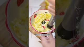 起司烤马铃薯 ｜气炸锅料理 Air Fried Cheese Baked Potatoes #shorts