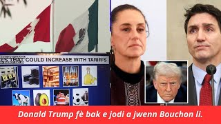 🚨🔥🔥🚨Tou cho: Donald Trump🇺🇸🇺🇸 fè bak, kanpe pou 1 mwa ogmantasyon Tarif yo. Tout kola gen Bouchon yo