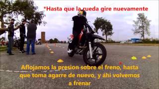 Frenado en moto ¿Que hacemos si se nos bloquea la rueda delantera?