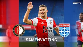 Samenvatting Feyenoord - PEC Zwolle | ⚡ BLIKSEMSTART IN ROTTERDAM! 🍿