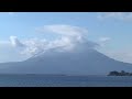 霧島市の隼人港へ・錦江湾・桜島・辺田小島・霧島連山・20141221