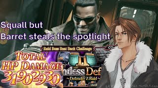 Squall#104 actually joins Avalanche with 31 MIL DMG?! Barret c90 Showcase [DFFOO GL]