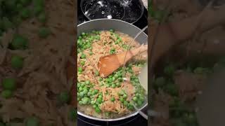 Parmesean and peas orzo