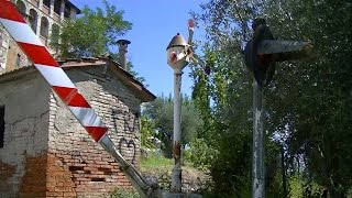 Spoorwegovergang Rapolano Terme (I) // Railroad crossing // Passaggio a livello