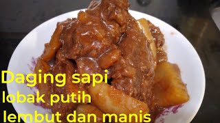 Masakan hongkong daging sapi dan lobak putih / ngau lam man lopak @Leilly Channel