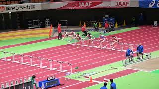 【第106回日本陸上競技選手権 室内競技】 日本選手権女子60mH(0.838m/8.50m)予選3組