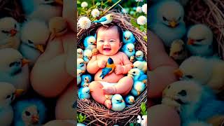 Beautiful birds and cute baby funny videos #shorts #cute #funnyclips #funnyvideos #trending