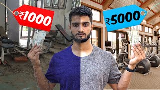 I Tried The Cheapest vs Most Expensive Gym | Hindi | INDIA