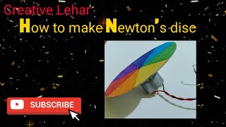 How to Make Newton's Disc | Creative Lehar