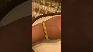 Beautiful 22k gold bangles In Dubai Gold Souk