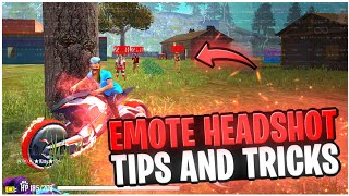 Tips For Emote Head Shot || TOP 3 TIPS FOR ONE TAP EMOTE HEADSHOT || emote headshot trick | God Hand