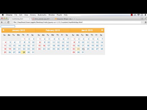 jQuery UI DatePicker: How to Mark Holidays (Style Some of the Dates) in jQuery UI Date Picker jQuery UI DatePicker: How to Mark Holidays (Style Some of the Dates) in jQuery UI Date Picker