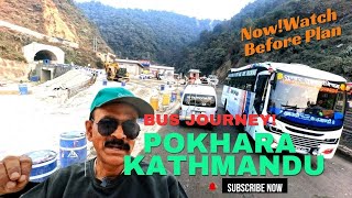 NEPAL Series l Pokhara to Kathmandu Bus Journey l Shearing Experience of Nepal Road Trip l Road Trip