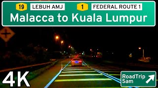 Drive from Malacca toward Kuala Lumpur - Malaysia 🇲🇾 - POV / music