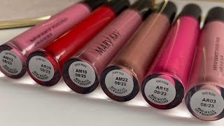 Swatching the Mary Kay Unlimited Lip Gloss with Anastasia