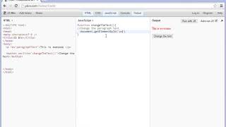6 Changing the text in javascript
