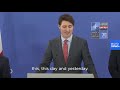 trudeau responds to buckingham palace gossip video nato