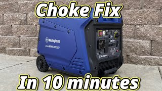 Westinghouse igen 4500 CHOKE FIX In 10 Minutes!!! Easy DIY