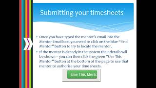 7 Submitting your timesheets
