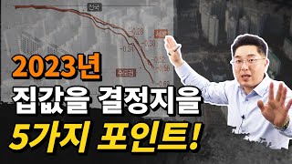 2023년 부동산 시장은 이 5가지로 인해 결정될 겁니다.