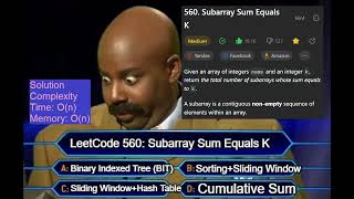 Subarray Sum Equal K Explained: Ace Your Coding Interview With Coding Card Sharp