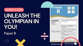 SEAMO X 2022 Training - Paper B (Part 1)