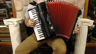 BELTSTUIVH3796CBK - Black Beltuna Studio IV Compact Piano Accordion LMMH 37 96 $6499