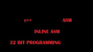 INLINE ASSEMBLY LANGUAGE || INCREMENT IN ARRAY C++