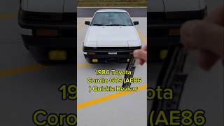 86 Toyota Corolla GTS Quick Review #toyota #ae86 #corolla #drift #race #gr86