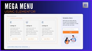 Stunning Mega Menu Tutorial | How To Create A Mega Menu Using Elementor Pro