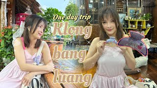 One day trip | Klong Bang luang with niece👧🏼💚มาสร้างสรรค์งานศิลปะกันเถอะ!