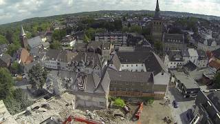 #Luftaufnahme: Rathaus-Abriss in Ratingen - #Drohnenvideo by Q-Visions.com