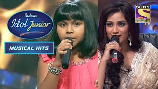 Anjana ने अपनी Performance से जीता Shreya Ghoshal का दिल | Indian Idol Junior | Musical Hits