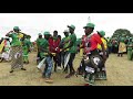 Zanu-Pf supporters dance ahead of President Mnangagwa's Thank You Rally at Murombedzi