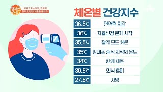 체온이 [이 수준]으로 떨어지면 암세포 증식된다고?! | 행복한 아침 523 회