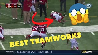 TOP BEST TEAMWORK PLAYS IN FOOTBALL EVER | GREATEST SPORTS HIGHLIGHTS EVER