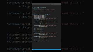 DAY 87 || Thread Priority in java #java||#shorts #short #viral#NCS #Ncs