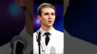 Barron Trump singing LIVE , everyone crying