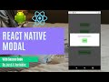React Native Modal || Just a Variable ;